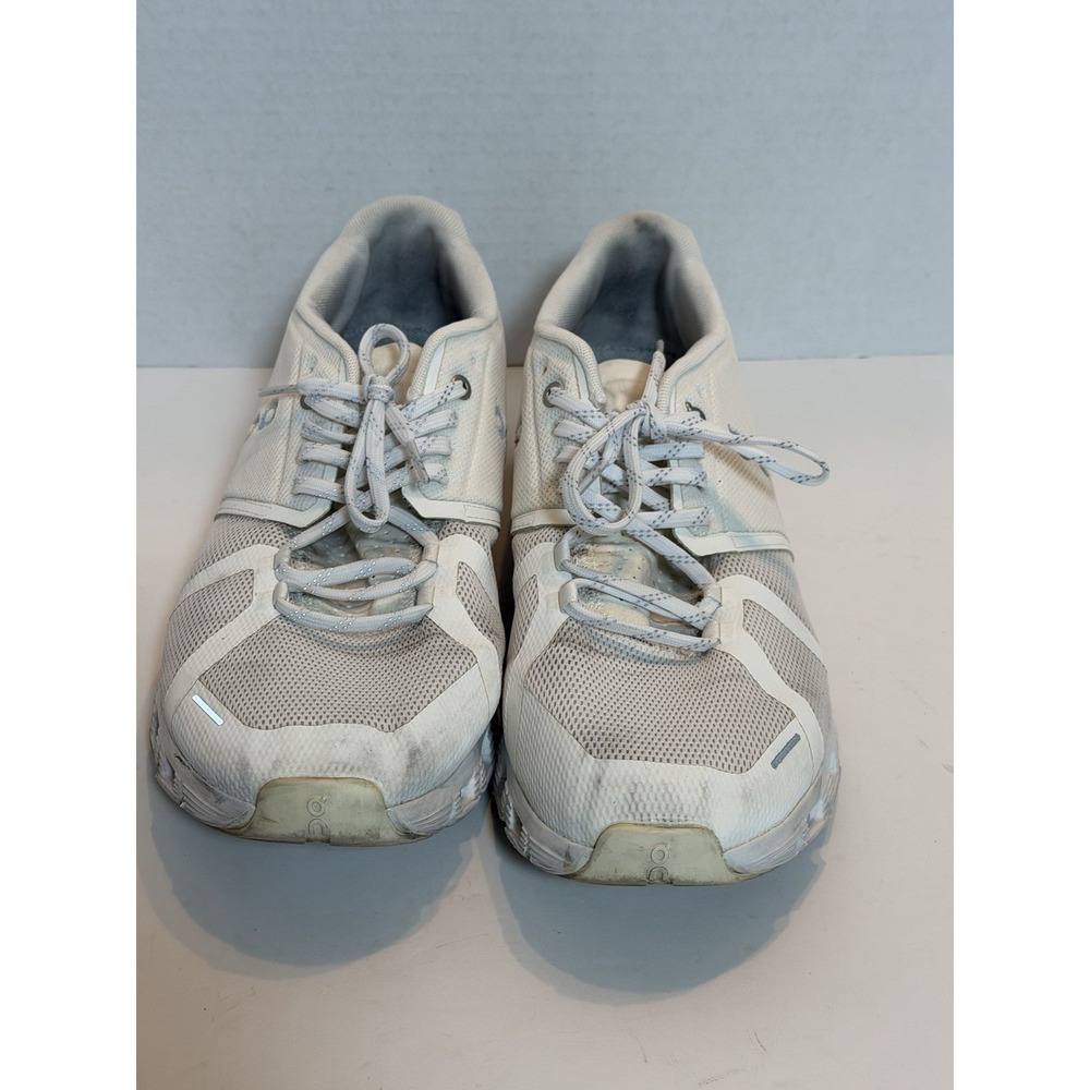 On Shoes Mens Size 11.5 Cloud 5 White Mesh Low Top Running Athletic Sneaker - Picture 4 of 6